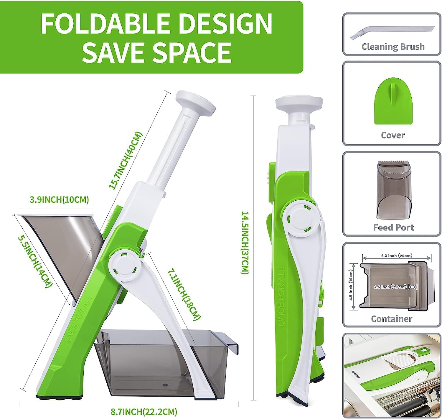 SliceMaster™ - Mandolina Multifuncional de Cocina 24 en 1