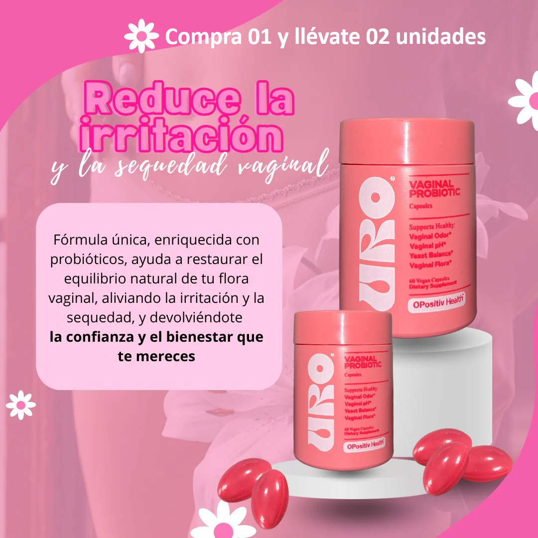 V-Health+ - Probióticos URO para la Salud Íntima Femenina - ENVÍO GRATIS Compra 01 y llévate 02